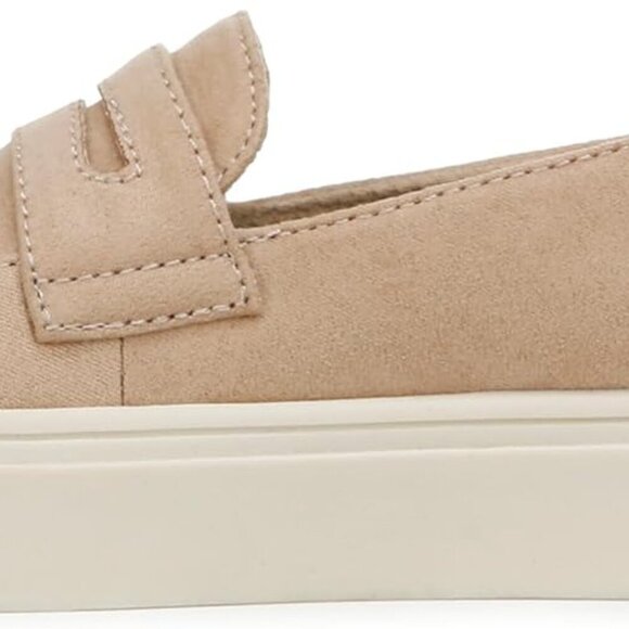 Women's Loafers Faux Leather Fabric Size 8 Casual Slip-On Comfort Flex - Picture 8 of 9